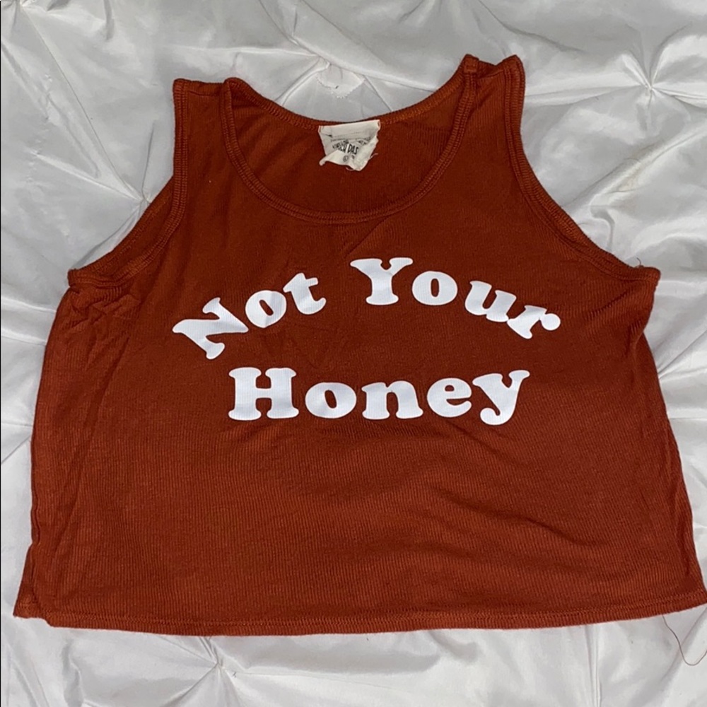 Not Your Honey Cropped Tank